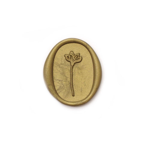 Muted Olive non wick wax stick - Quick Melt Formula