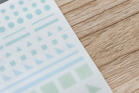 Geometric Transfer Sticker - MU - misterrobinson