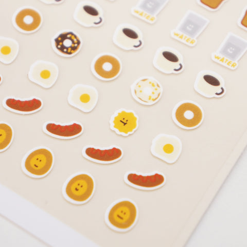 Breakfast Time Mini Sticker Sheet - Suatelier Design - misterrobinson