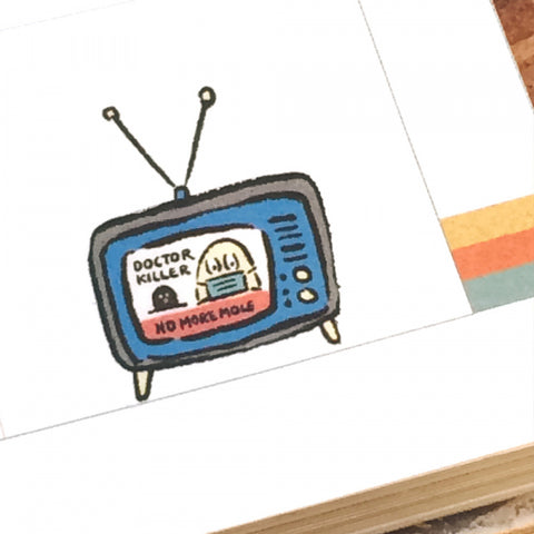 Detective Journal Transfer Sticker - Dimanche - misterrobinson