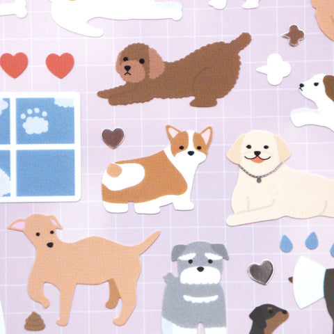 For the Love of Dogs Sticker Sheet - Suatelier Design - misterrobinson