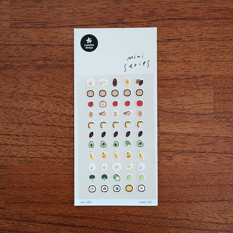 Healthy Buddies Mini Sticker Sheet - Suatelier Design - misterrobinson