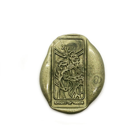 Knight of Wands Tarot Wax Seal - misterrobinson