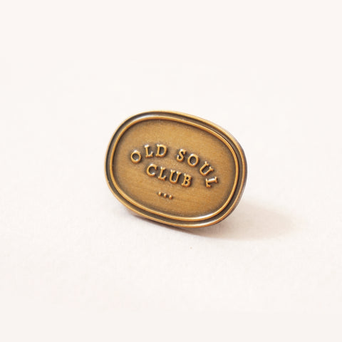 Old Soul Club Pin - misterrobinson
