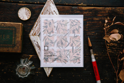Olive Postal Sticker Pack - OURS - misterrobinson