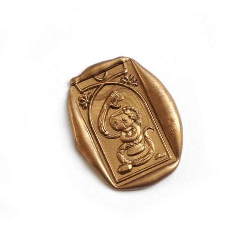 Bowl of Hygeia Embossed Wax Seal