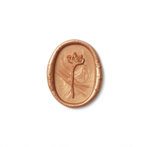 Tan Gold Sealing Wax Beads