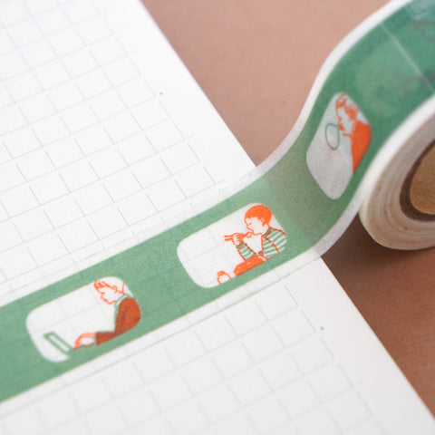 Train Washi Tape - Goat x Masco Eri
