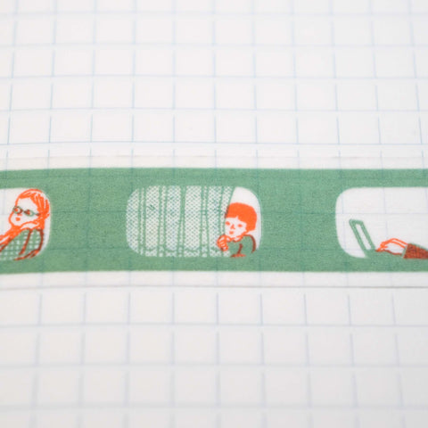 Train Washi Tape - Goat x Masco Eri
