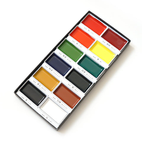 Watercolor Palette - 12 Colors Set - misterrobinson