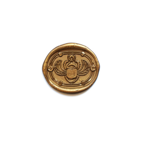 Sacred Scarab Wax Seal