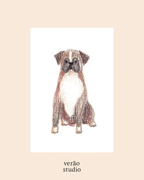 Custom Miniature Pet Portrait - Full Body
