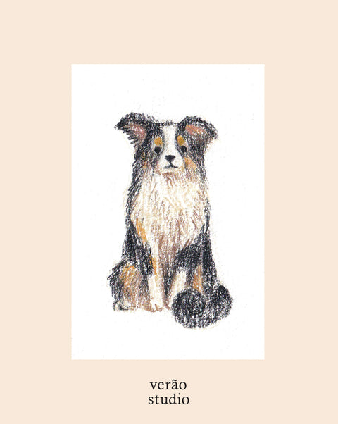 Custom Miniature Pet Portrait - Full Body