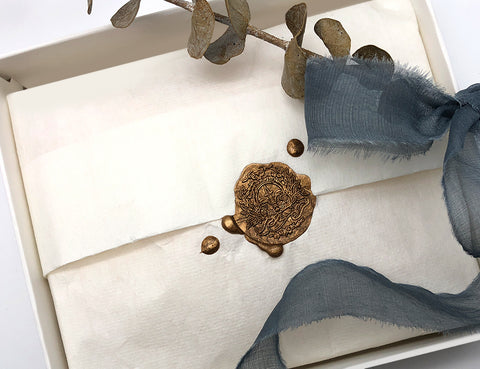 Fleur Wreath Wax Seal - misterrobinson