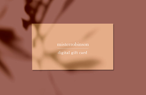 Digital Gift Card - misterrobinson