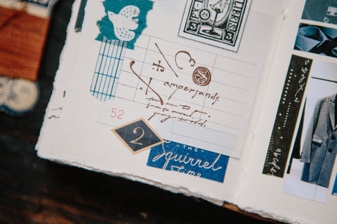 Cursive Deco Rubber Stamp Set - OURS - misterrobinson