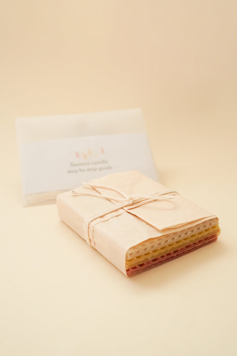 DIY Beeswax Candle Kit