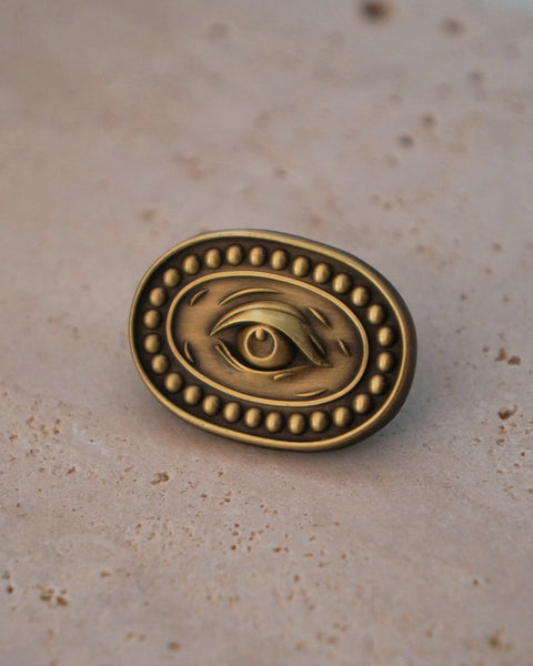 Eye Embossed Pin