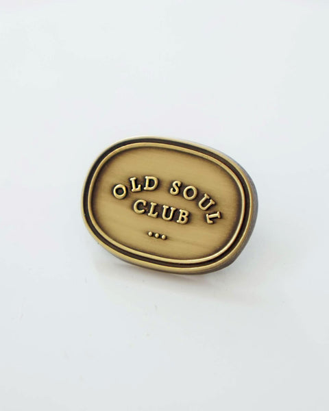 Old Soul Club Pin