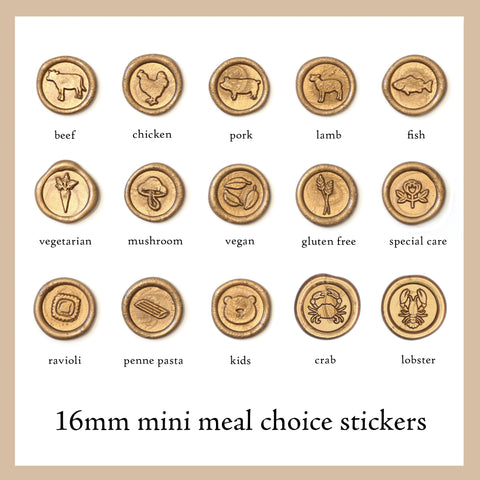 Mini Meal Choice Stickers