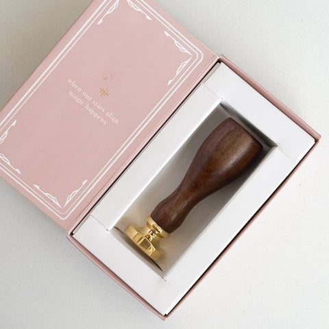 Fringed Pink Wax Seal