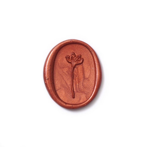 Copper Sealing Wax Beads in Tin with Spoon