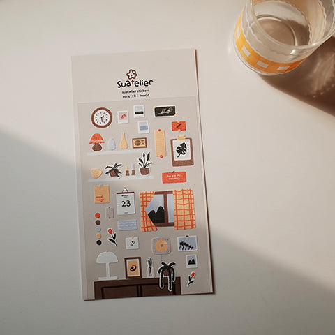 Uni Life Sticker Sheet - Suatelier Design - misterrobinson